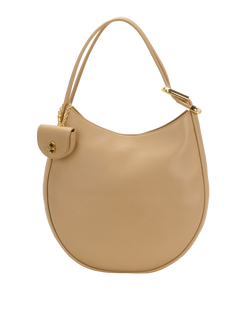 Large Crescent, Leather, Beige, MIV, DB/P/RCT, 3*